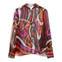 Bluze Pucci Printed Silk Blouse Femei