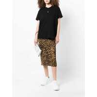 Tricouri Stella McCartney Dama - Tricouri Stella McCartney Stella McCartney Embroidered Star Detail Cotton T-Shirt Black Femei (BM 18070497) - B-mall.ro