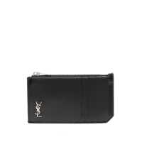Portofele Saint Laurent Monogram-Plaque Cardholder Barbati
