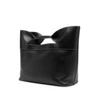 Genti de mana Alexander McQueen Dama - Genti de mana Alexander McQueen Alexander McQueen The Bow Leather Bag Black Femei (BM 18071034) - B-mall.ro