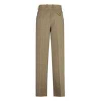 Pantaloni casual Bottega Veneta Dama - Pantaloni casual Bottega Veneta Bottega Veneta Prince Of Wales Checked Wool Trousers Beige Femei (BM 18071169) - B-mall.ro