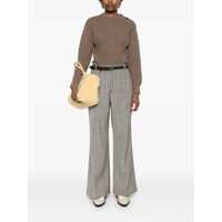Pantaloni casual Bottega Veneta Dama - Pantaloni casual Bottega Veneta Bottega Veneta Wool And Silk Flares Pants GREY Femei (BM 18071178) - B-mall.ro