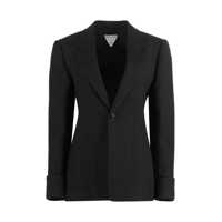 Geci Bottega Veneta Cotton Blend Single-Breast Jacket Femei
