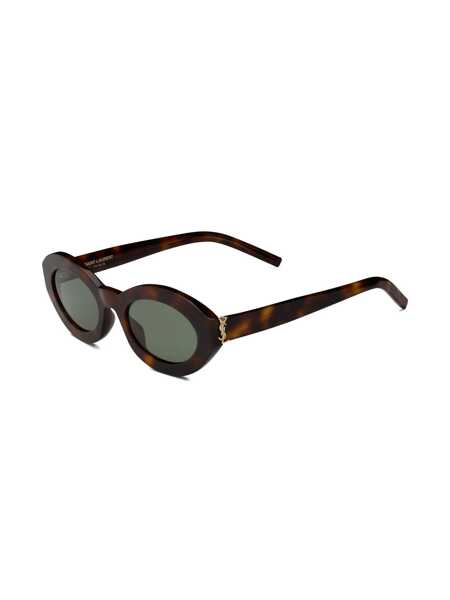 Ochelari de soare Saint Laurent Saint Laurent Sl M136 Oval-Frame Sunglasses HAVANA HAVANA GREEN Femei (BM 18071313) 2