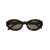 Saint Laurent Saint Laurent Sl M136 Oval-Frame Sunglasses HAVANA HAVANA GREEN