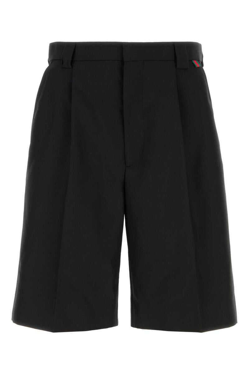 Pantaloni Gucci Gucci Bermuda Black Barbati (BM 18071427) 1
