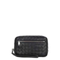 Genti de mana Bottega Veneta Intrecciato Small Pouch With Wristlet Barbati