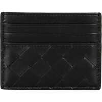 Portofele Bottega Veneta Dama - Portofele Bottega Veneta Bottega Veneta Intrecciato Card Case Black Femei (BM 18071448) - B-mall.ro