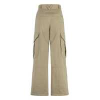 Pantaloni casual Bottega Veneta Dama - Pantaloni casual Bottega Veneta Bottega Veneta Cotton Cargo-Trousers Beige Femei (BM 18071451) - B-mall.ro