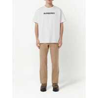Tricouri Burberry pentru Barbati - Tricouri Burberry Burberry Cotton Crew-Neck T-Shirt WHITE Barbati (BM 18071481) - B-mall.ro