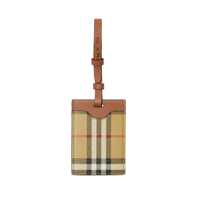 Accesorii Burberry Leather Luggage Tag Femei