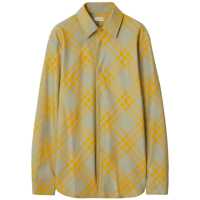 Camasi Burberry Checked Cotton Shirt Barbati