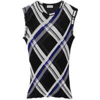 Topuri Burberry Silk Tank Top Barbati