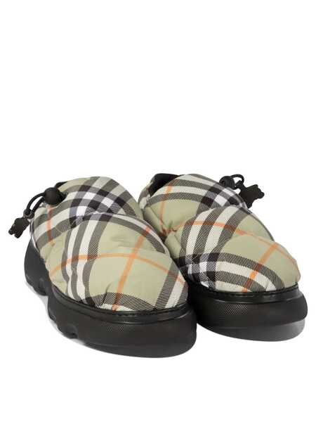 Sandale Burberry Burberry Check Motif Mules Beige Femei (BM 18071946) 2