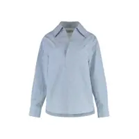 Bluze Bottega Veneta Cotton And Linen Blouse Femei
