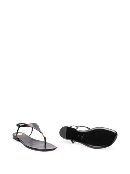 Sandale Saint Laurent Saint Laurent Cassandra Sandals Black Femei (BM 18072180) 4