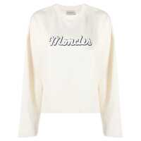 Pulovere Moncler Logo Detail Cotton Sweatshirt Femei