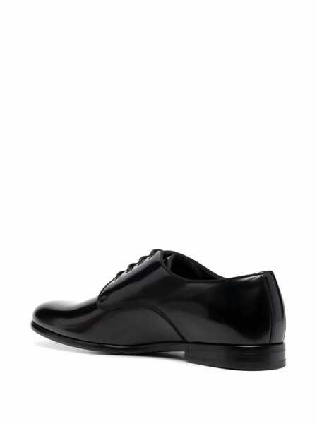 Pantofi eleganti Dolce & Gabbana Dolce & Gabbana Leather Lace-Up Derby Shoes Black Barbati (BM 18072423) 3