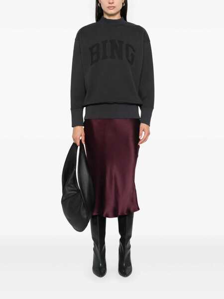 Pulovere ANINE BING Anine Bing Bradie Sweatshirt WASHED BLACK Femei (BM 18072429) 2