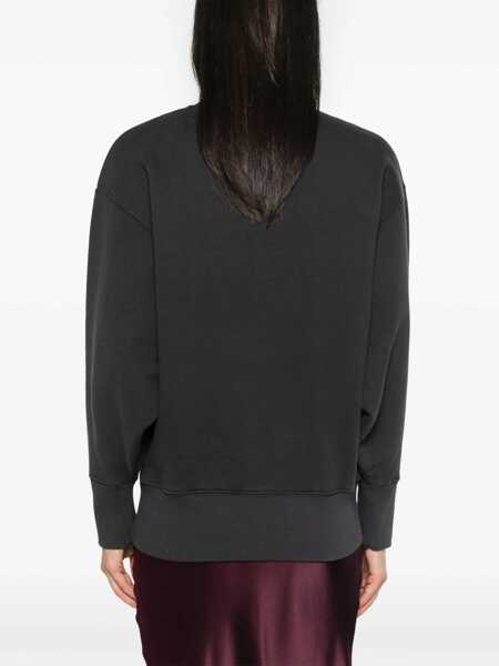 Pulovere ANINE BING Anine Bing Bradie Sweatshirt WASHED BLACK Femei (BM 18072429) 4