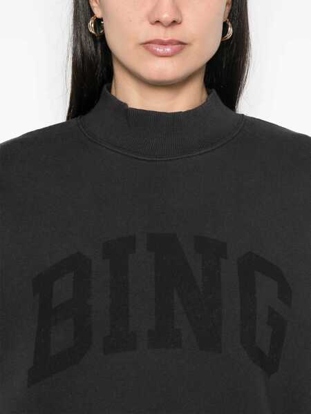 Pulovere ANINE BING Anine Bing Bradie Sweatshirt WASHED BLACK Femei (BM 18072429) 5