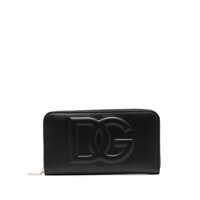 Portofele Dolce & Gabbana Dg Logo Leather Zip-Around Wallet Femei