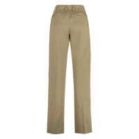 Pantaloni casual PT TORINO Dama - Pantaloni casual PT TORINO Pt Torino Ambra Cotton-Linen Trousers Beige Femei (BM 18073137) - B-mall.ro