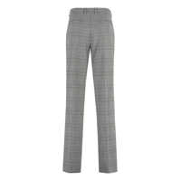 Pantaloni casual PT TORINO Dama - Pantaloni casual PT TORINO Pt Torino Prince-Of-Wales Checked Trousers GREY Femei (BM 18073143) - B-mall.ro