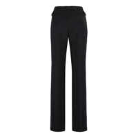 Pantaloni casual PT TORINO Dama - Pantaloni casual PT TORINO Pt Torino Virgin Wool Trousers Black Femei (BM 18073182) - B-mall.ro