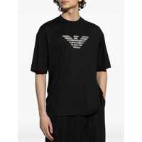 Topuri Emporio Armani pentru Barbati - Topuri Emporio Armani Emporio Armani T-Shirts Black Barbati (BM 18073791) - B-mall.ro