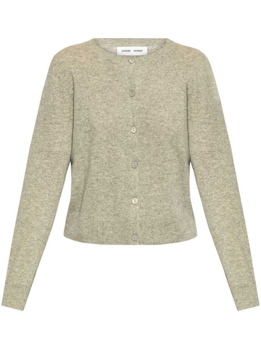 Cardigane Samse Samse Samse Samse Saboston Cardigan Clothing Grey Femei (BM 18073845) 1