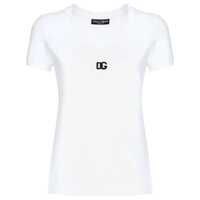 Tricouri Dolce & Gabbana Logo Cotton T-Shirt Femei