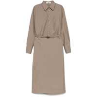Rochii Fendi Cotton And Silk Blend Shirtdress Femei
