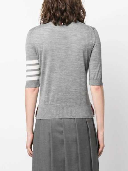 Pulovere Thom Browne Thom Browne Knitwear GREY Femei (BM 18074034) 4