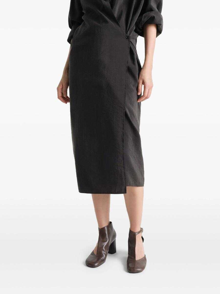 Bocanci LEMAIRE Lemaire 80Mm Cut-Out Boots Brown Femei (BM 18074043) 5