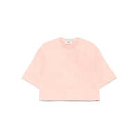 Tricouri Fendi Logo Cotton T-Shirt Femei