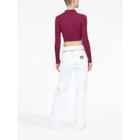 Blugi Dolce & Gabbana Dama - Blugi Dolce & Gabbana Dolce & Gabbana 5-Pocket Straight-Leg Jeans WHITE Femei (BM 18074112) - B-mall.ro