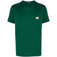 Tricouri Dolce & Gabbana Cotton Crew-Neck T-Shirt Barbati