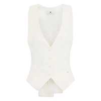 Geci Elisabetta Franchi Gabardine Waistcoat Femei