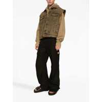 Pantaloni Dolce & Gabbana pentru Barbati - Pantaloni Dolce & Gabbana Dolce & Gabbana Cotton Cargo-Trousers Black Barbati (BM 18074547) - B-mall.ro