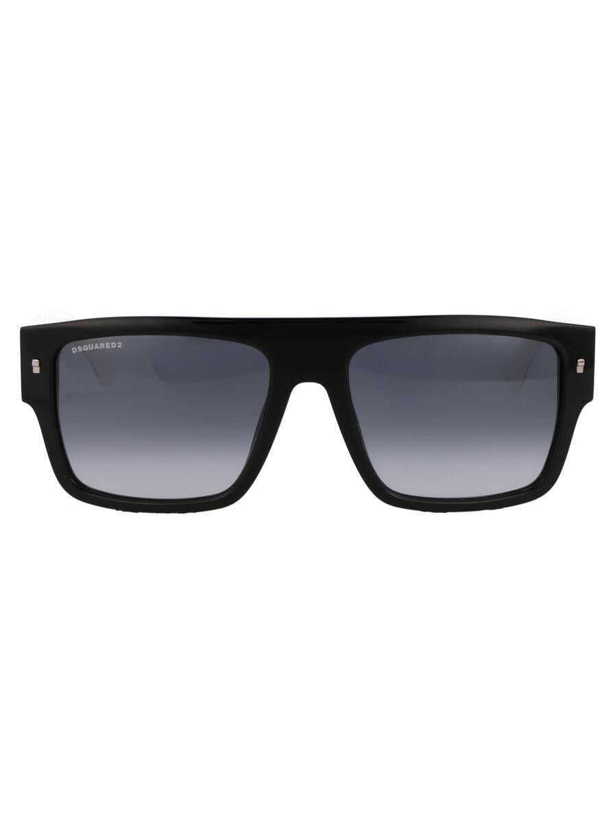 Ochelari de soare DSQUARED2 DSQUARED2 Sunglasses 80S9O BLACK WHITE Barbati (BM 18074757) 1