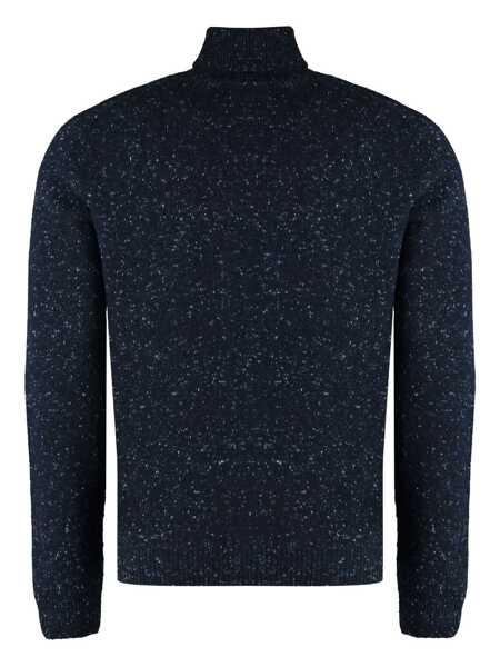 Pulovere THE ALPHABET The Alphabet The Knit - Cashmere Blend Turtleneck Sweater BLUE Barbati (BM 18074988) 2