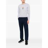 Imbracaminte Dama pagina 647 - Pulovere MAISON KITSUN Maison Kitsun Cotton Crew-Neck Sweatshirt GREY Femei (BM 18075111) - B-mall.ro