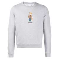 Pulovere Maison Kitsuné Cotton Crew-Neck Sweatshirt Femei