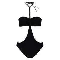 Costume de baie Isabel Marant Farah Cut-Out Bandeau Swimsuit Femei