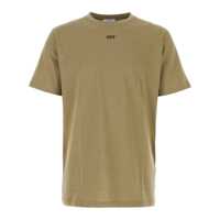 Tricouri Off-White Cotton Crew-Neck T-Shirt Barbati