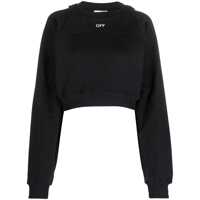 Pulovere Off-White Logo Detail Cotton Sweatshirt Femei
