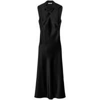 Rochii Off-White Satin Dress With Decorative Cross Femei