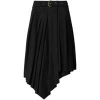 Fuste Off-White Pleated Asymmetrical Skirt Femei