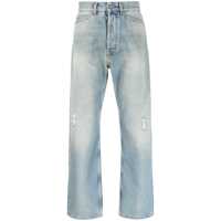Blugi Palm Angels 5-Pocket Straight-Leg Jeans Barbati